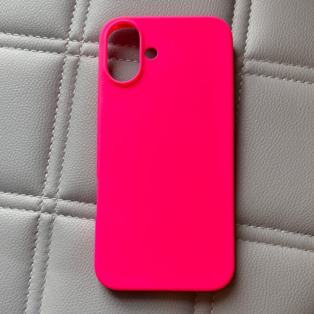 Pink Silicone Phone Case